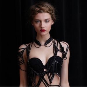 Bliss Lau Fall 2011 Leather Choker